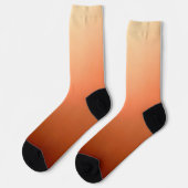 Massive Pfirsich-Socken Socken (Linkes Detail)