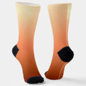 Massive Pfirsich-Socken Socken (Gewinkelt)