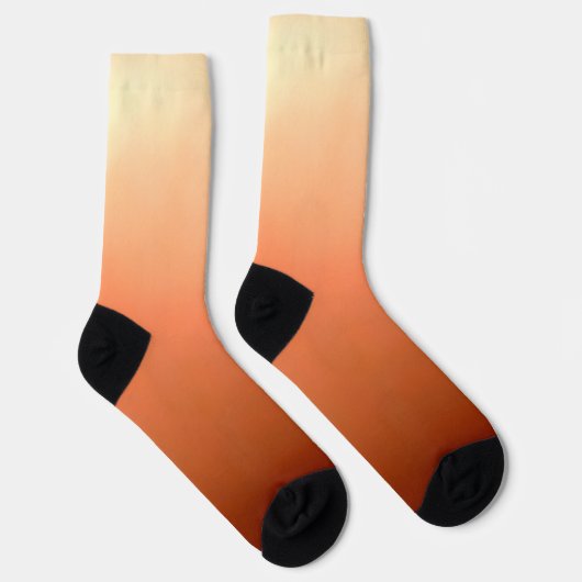 Massive Pfirsich-Socken Socken (Rechts)