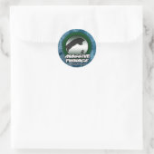 Massive Pflasterheber Runder Aufkleber (Tasche)