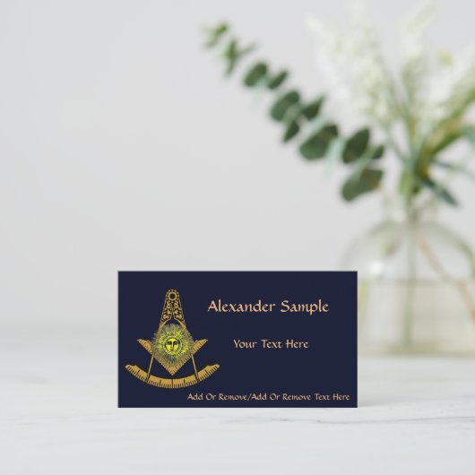 Massive Sonne Visitenkarte (Stehend Vorderseite)