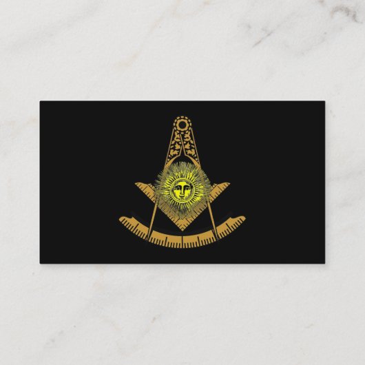 Massive Sonne Visitenkarte (Rückseite)