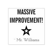 "MASSIVE VERBESSERUNG!" + Name des benutzerdefinie Gummistempel (Prägung)