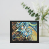 Massive Wahnsinn Postkarte (Stehend Vorderseite)