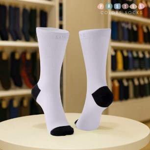 Massive weiche Licht Pastell-Lavendel-Purpur-Farbe Socken