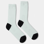 Massive weiche Licht Pastell-Sage-Moos-Grüne Farbe Socken (Rechts)