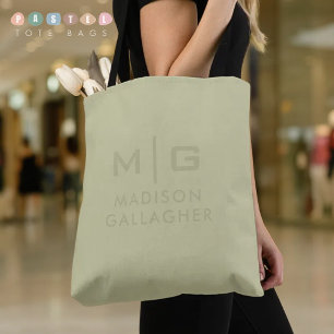 Massive weiche Licht Pastell-Sage-Moos-Grüne Farbe Tasche