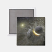 Massive Zerschlagung in Vega NASA Magnet (Vorderseite/Rückseite)