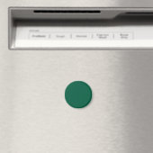 Massiver dunkelgrüner texturierter Hintergrund Magnet (In Situ (Geschirrspüler))