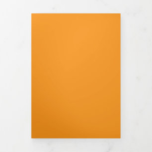 Massiver goldener orangefarbener Hintergrund   War Dreifach Gefaltete Einladung