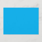 Massiver himmelblauer Hintergrund Postkarte (Vorderseite)