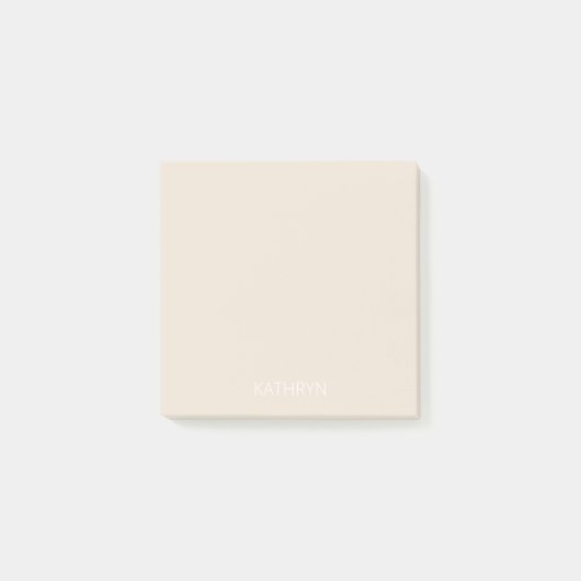massiver leichter königlicher Stein Post-it Klebezettel (Vorderseite)