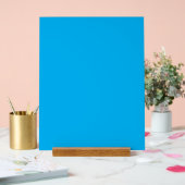 Massiver leuchtend blauer Hintergrund Acrylschild (Hochzeit)