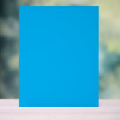Massiver leuchtend blauer Hintergrund Acrylschild (Neutral)