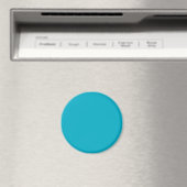 Massiver leuchtend blauer Hintergrund mit einer gl Magnet (In Situ (Geschirrspüler))