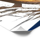 Massiver Monster-Truck in Aktion Fotodruck (Ecke)