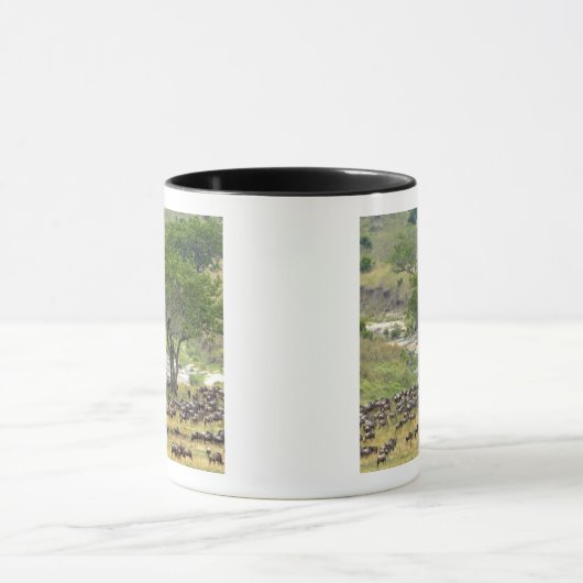 Massiver Wildbestand während der Migration, Tasse (Zentrum)