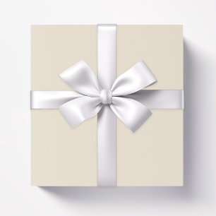 Massives Antikweiß hellbeige Geschenkpapier