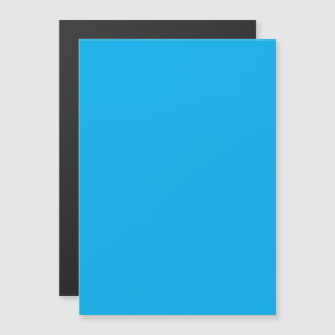 Massives Cyanblau Hintergrund Magneteinladung