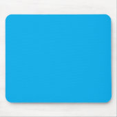 Massives Cyanblau Hintergrund  Mousepad (Vorne)