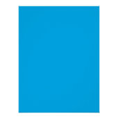 Massives Cyanblau Hintergrund Poster (Vorderseite)