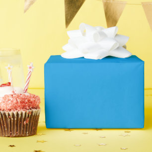 Massives Hellblau Geschenkpapier