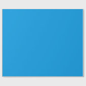 Massives Hellblau Geschenkpapier (Flach)