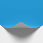 Massives Hellblau Geschenkpapier (Ecke)