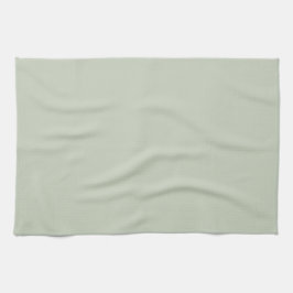 Massives Smaragdgrün-Minimal-Küchendekor Geschirrtuch