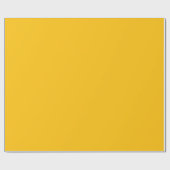 Massives Sonnenblumengelb Hell Geschlechtsneutral Geschenkpapier (Flach)