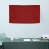 Massives Tiefrot Banner (Messeveranstaltung)