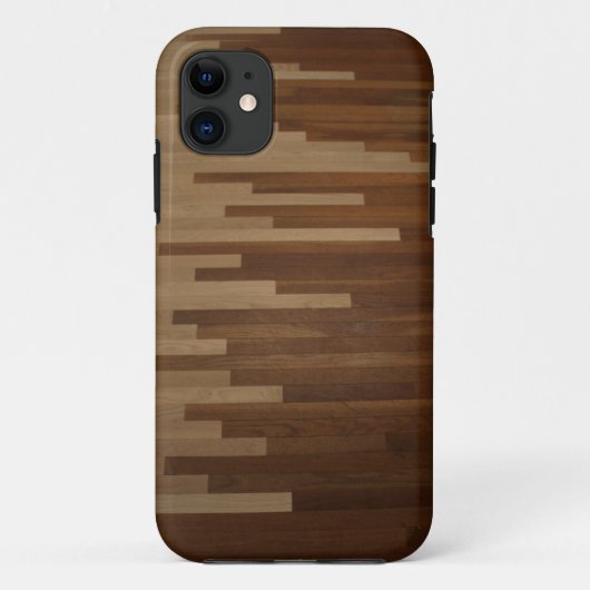 Massivholzboden-Fall Case-Mate iPhone Hülle (Rückseite)