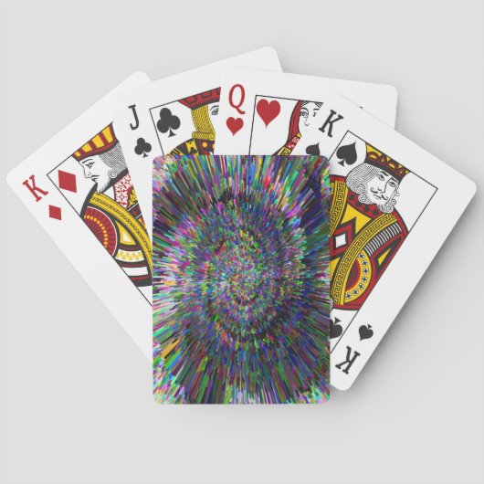 Maßkunst 3D abstrakt Spielkarten (Rückseite)