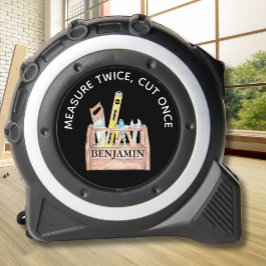 Maßnahme 2x Ausschneiden des Tool-Box-Namens Maßband