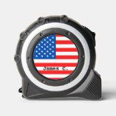 Maßnahme des amerikanischen Flaggenverbands Maßband (Vorderseite)