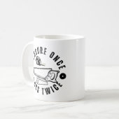 Maßnahme einmal zweimal kaffeetasse (Vorderseite Links)