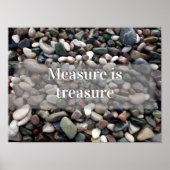 Maßnahme ist Schatz motivierend Plakat (Vorne)