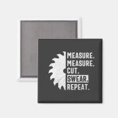 Maßnahme Schneiden Swear Wiederholung Messgröße Ho Magnet (Vorderseite/Rückseite)