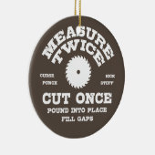 Maßnahme zweimal IV Keramik Ornament (Rechts)