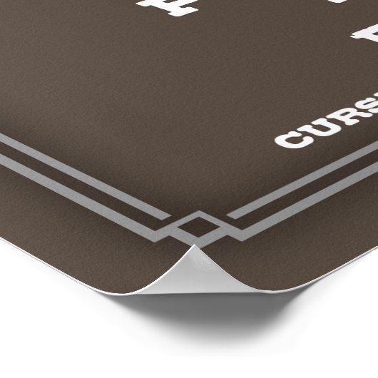 Maßnahme zweimal IV Poster (Ecke)