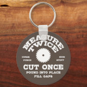 Maßnahme zweimal IV Schlüsselanhänger (Vorderseite)