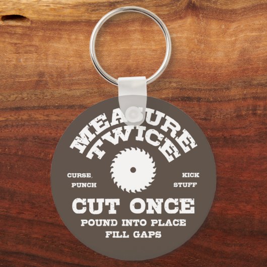 Maßnahme zweimal IV Schlüsselanhänger (Vorderseite)