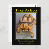 Maßnahmen ergreifen postkarte (Vorne/Hinten)