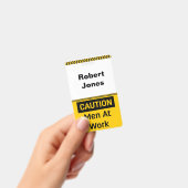 MASSNAHMEN Männer am Arbeitsplatz Ausweis (Handheld)