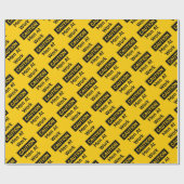 MASSNAHMEN Männer am Arbeitsplatz Geschenkpapier (Flach)