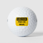 MASSNAHMEN Männer am Arbeitsplatz Golfball (Vorderseite)