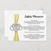 Maßnahmen zur Sicherheit des Gelbbandkerns Begleitkarte (Vorne/Hinten)