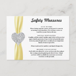 Maßnahmen zur Sicherheit von Diamanten-Gelbband Begleitkarte