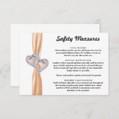 Maßnahmen zur Sicherheit von Diamantschleifen Begleitkarte (Vorne/Hinten)