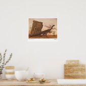 Massospondylus und das Denkmal der gefallenen Poster (Küche)